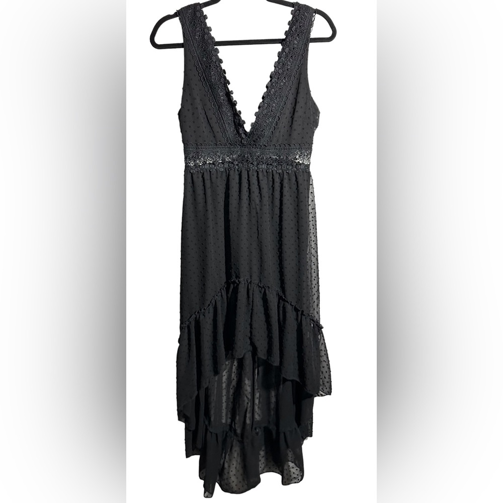 Blāshe Black Boho Dress